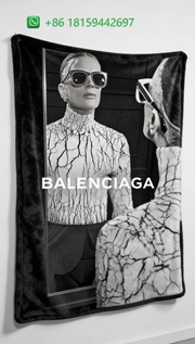 Balenciaga Throw Blankets